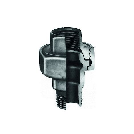 Manchon union mâle femelle joint conique 341 noir - 3/8'' - SFERACO