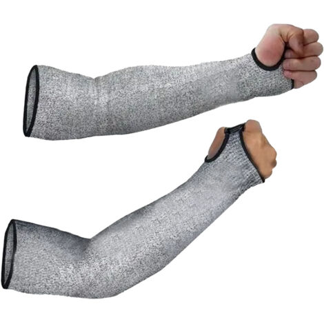 Manchons de bras de Protection, 2 pièces, résistant aux coups de couteau, respirant, niveau 5, Protection de sécurité