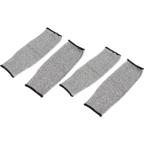 Manchons de bras de protection - Lot de 4 - 21 cm - Antidérapants pour jardinage et élagage