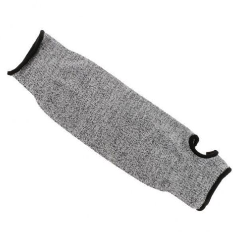 Manchons de gants anti-coupure HOMYL - Protection de sécurité HPPE5 - Gris
