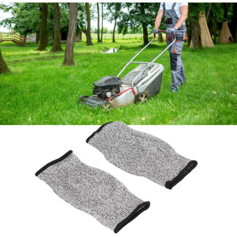 Manchons de Protection Anti-Coupures Professionnels Grade 5 - 2 Pièces HEEP pour Jardin et Cuisine - 20cm