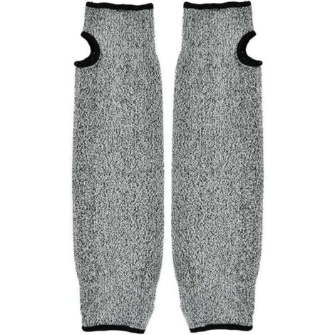 Manchons de protection , manchons de sécurité, gants de travail à manches longues en HPPE résistant aux coupures et à l'abrasion pour le jardinage, la cuisine et les travaux agricoles (40 cm)