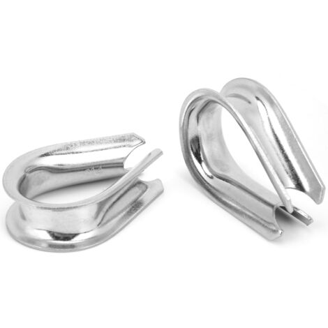 Manchons de serrage inox 14mm pour câbles marins, anneaux de protection étanches