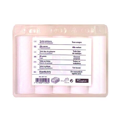 Manchons pour rouleau tous travaux - diamètre : 15 mm - longueur : 110 mm - Lot de 10 - NESPOLI