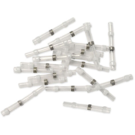 Manchons prolongateurs thermorétractables incolores – Lot de 40 – Résine d'étanchéité pour connexions électriques – Section jusqu'à 0.5 mm²