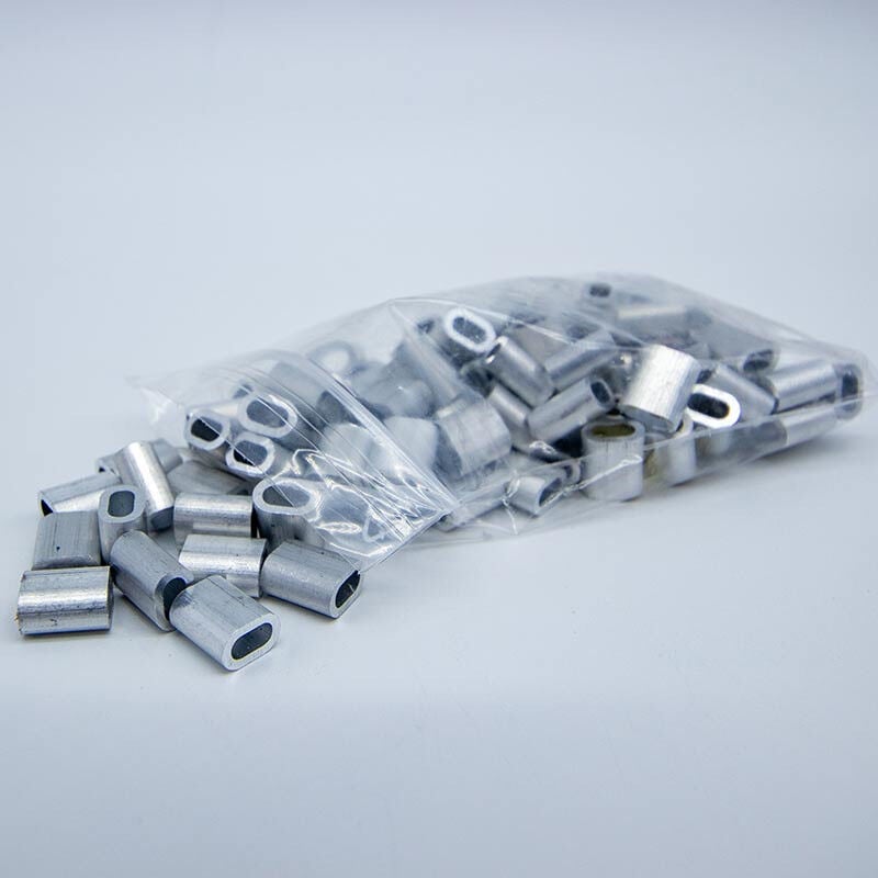 Atout Loisir - Manchons à sertir 2,60 mm aluminium lot de 100