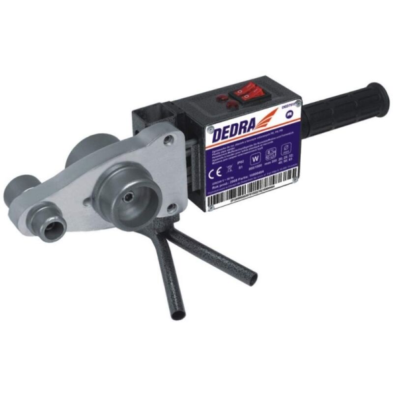 Dedra - zgrzewarka do rur pvc plastikowych 800w/1500w ded7515