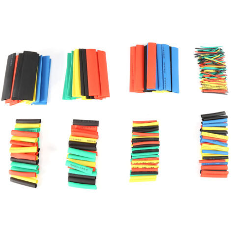 Manchons thermorétractables multicolores - 328 pièces