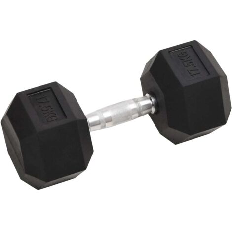 Mancuerna hierro fundido 17,5 kg vidaXL