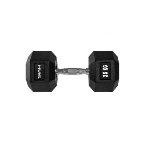 Mancuerna HMS HEX PRO 25 kg: entrenamiento de fuerza y fitness en casa