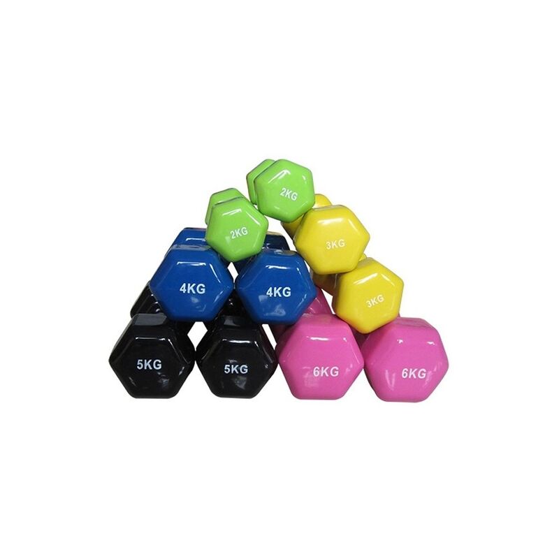 

Mancuernas de colores 3kg - Viok Sport