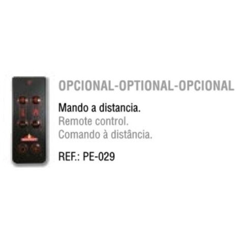 Mando a distancia (compatible con Tina,Rita,Zoe,Nina,Kira,Noa,Princesa,Eva y Coral) Opcional