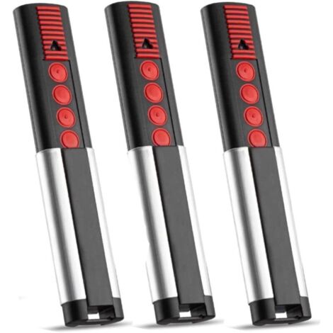 Mando a distancia de 4 canales para puerta de garaje de 868 MHz – Paquete de 3 transmisores, compatible con Sommer 4020/4025/4026