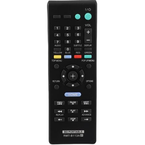 Mando a distancia de repuesto duradero para el sistema de audio y vídeo Sony BDP SX1.
