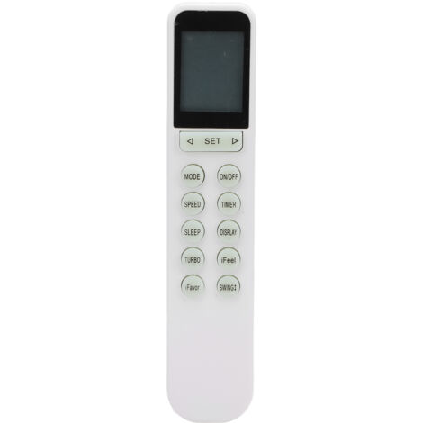 Mando a distancia de repuesto para aires acondicionados Kelvinator YK N 301E, YKR N 401E y YKR N 002E, fabricado en ABS.