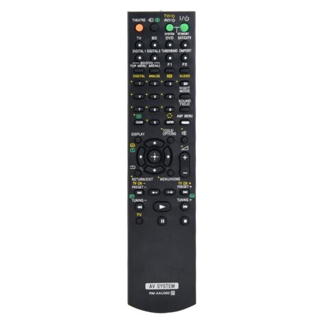 Mando a distancia de repuesto RM-AAU060 para televisores y receptores AV Sony.