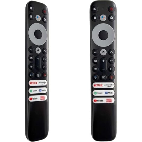 LABLANC Mando a distancia de repuesto TCL RC902V para Smart TV TCL 4K UHD QLED (sin función de voz, no requiere configuración)