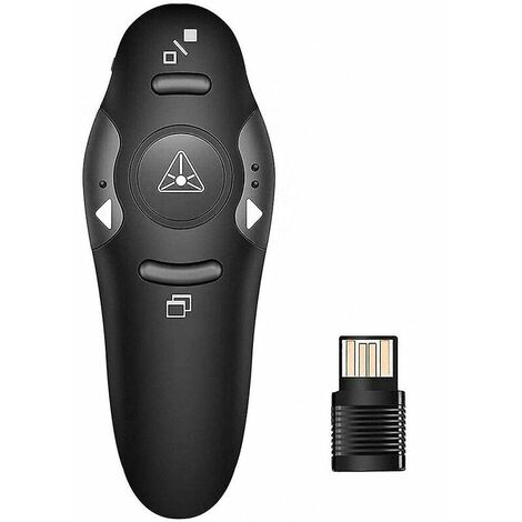 Mando a distancia inalámbrico para presentador, control remoto de presentación usb, clicker de presentación de Powerpoint para Keynote/ppt/mac/pc