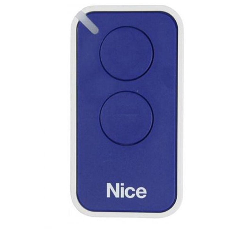 

Mando a distancia Nice INTI 2 canales 433,92 Mhz código de color azul : INTI2B