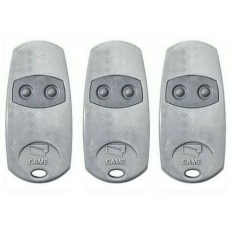 ZVD Control remoto original Came TOP432EE (3 unidades). Frecuencia de código fijo: 433,92 MHz.