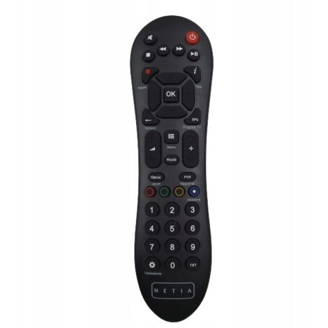 Mando a distancia original NETIA para decodificadores EVOBOX - Nuevo con 24 meses de garantía