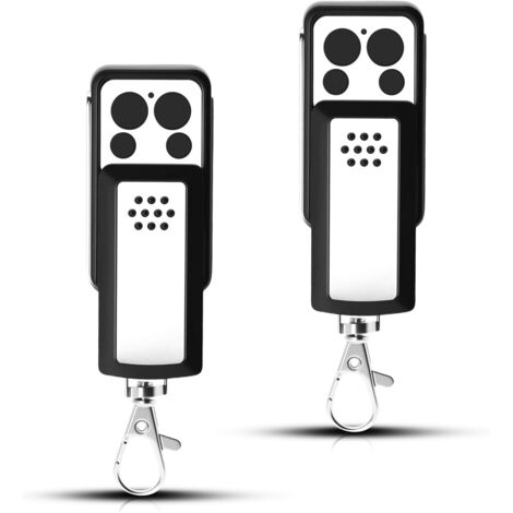 Mando a distancia para motor de puerta (2 unidades). Compatible con Avidsen 114253, 104257 y 104251. 4 canales. Señal estable.