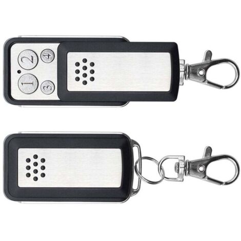 Mando a distancia para puerta de garaje, 2 unidades, 433,92 MHz, zumbador universal para 114253, 104257 y 104251, compatible con A-vid-sen, Ex-tel y T-hom-Son, 4 botones, de DEBUNS