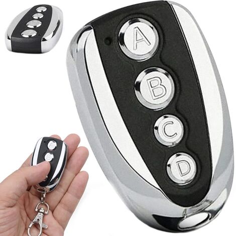 Mando a distancia para puerta de garaje, mando a distancia universal de 4 canales, 433,92 MHz, mandos a distancia universales, duplicador de puerta de garaje abierto automático, Retoo