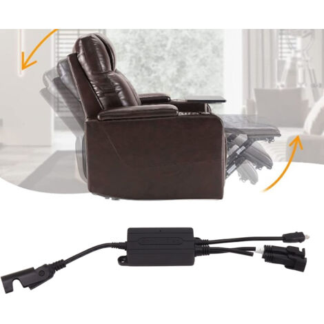 Mando a distancia por radiofrecuencia de 2,4 GHz para sillones reclinables de 29 V, control inalámbrico de un solo motor (ABS, 242 g)