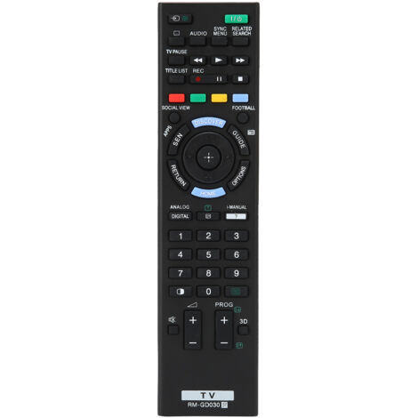 Mando a distancia RMGD030 compatible con los televisores LED LCD Sony KDL26EX550, KDL40EX650 y KDL70W850B.