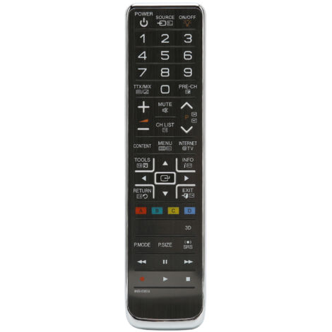 Mando a distancia Samsung para UA40/46/55C7000, con botones ergonómicos de gran tamaño.