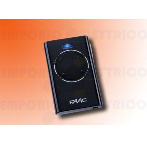 Mando a distancia Transmisor 4 canales Negro FAAC XT4 433 SLH LR 7870081