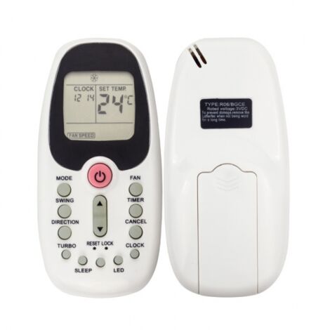 Mando a distancia universal para aires acondicionados Midea, Komeco, R06/BGE, R09B/BGE, R09B/BGCE, R06/BG, R09C/BGE