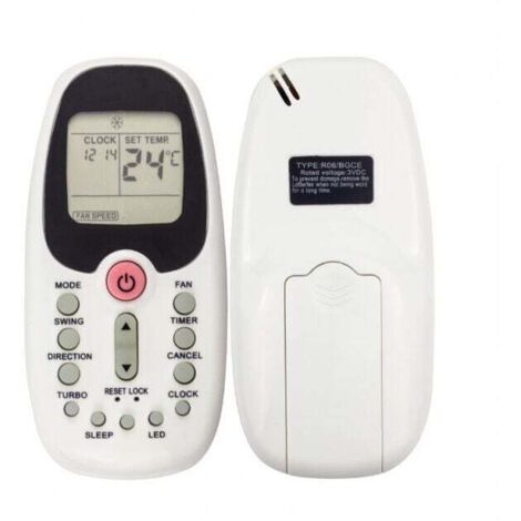 Mando a distancia universal para aires acondicionados Midea, Komeco, R06/BGE, R09B/BGE, R09B/BGCE, R06/BG, R09C/BGE
