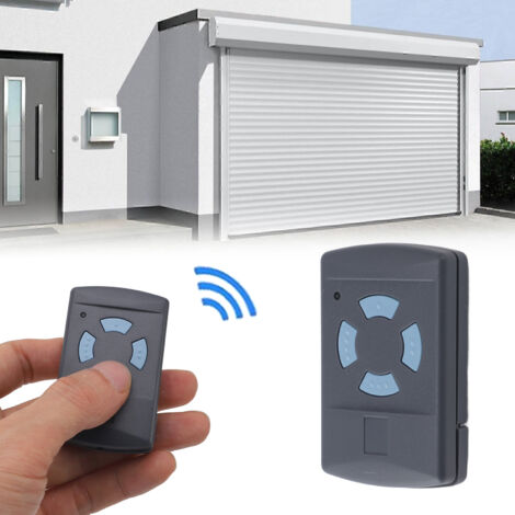 Mando a distancia universal para puerta de garaje, ABS, 868 MHz, alcance de 50 m, función de copia/duplicación, 2 pilas de 10 mA, 23 A 50 mAh, 31 g