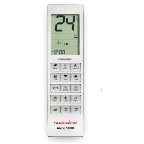 Mando a distancia universal superior airco 5000 en 1 para acondicionadores de aire - supcu005