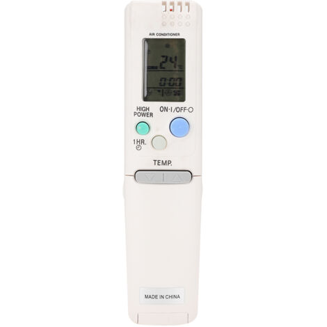 Mando blanco para aire acondicionado ABS resistente, compatible con modelos Sanyo RCS-4MVPS4EX, sin baterías