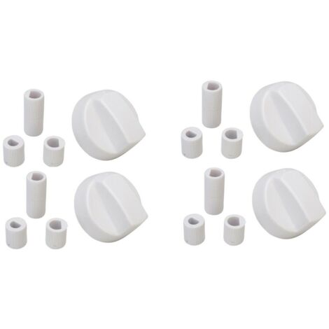 Mando Cocina Estandar Blanco 4 Unidades