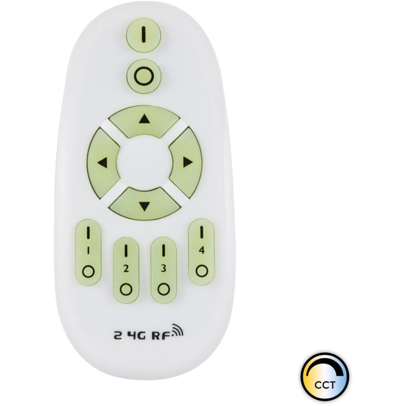 

Mando Control Remoto Placa y Plafón CCT Seleccionable 2.4 GHz Blanco - Blanco