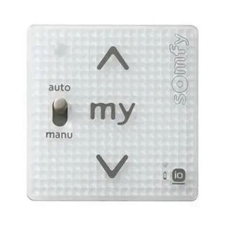 Mando de pared SMOOVE 1 A/M IO PURE SHINE Somfy 1811013