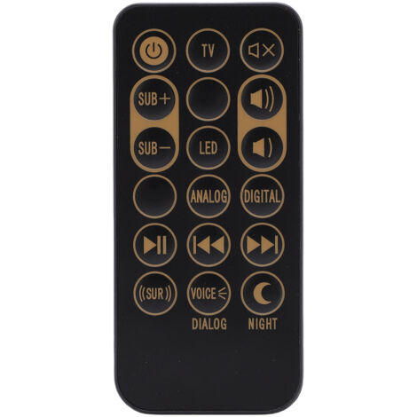 Mando de reemplazo para sistemas de sonido Klipsch RSB-3, RSB-6, RSB-8 y R-4B (funciona con baterías)
