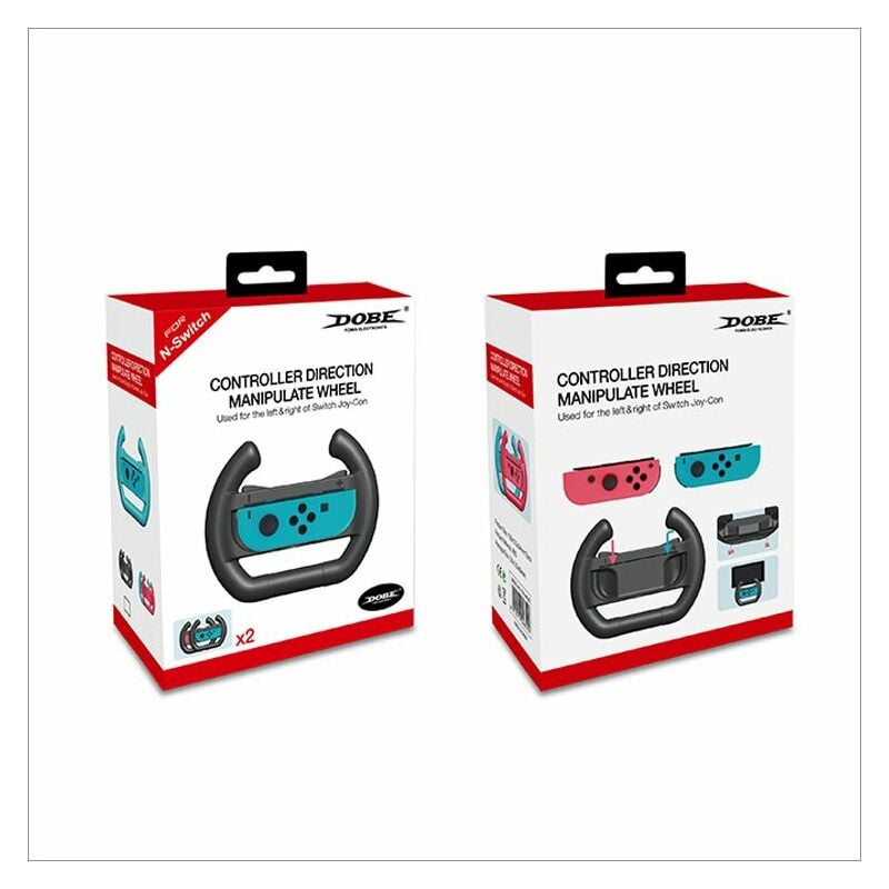 

Mando Dirección Volante para Nintendo Switch Joy-Con Dobe Twin Pack
