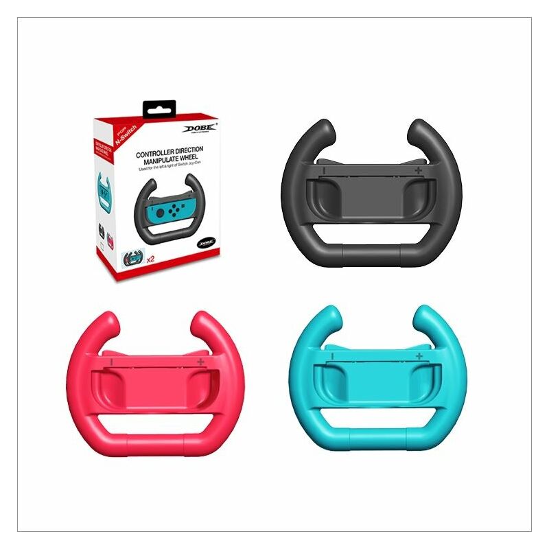 

Mando Dirección Volante para Nintendo Switch Joy-Con Dobe Twin Pack Rosa Turquesa