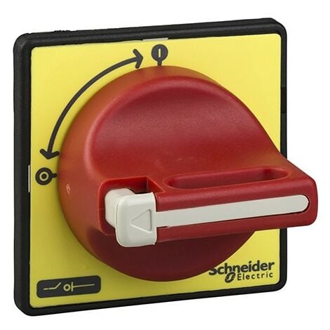 TELEMECANIQUE BY SCHNEIDER ELECTRIC Mando giratorio frontal maneta roja-3 candados KCF1PF de Schneider