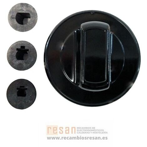 Mando grifo gas universal 70mm eje 6-8-10mm