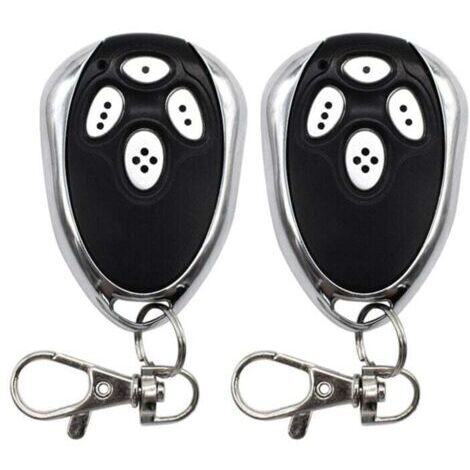 Mando para puerta de garaje, de 2 piezas, para motor de puerta seccional, 433 MHz, código de rolling