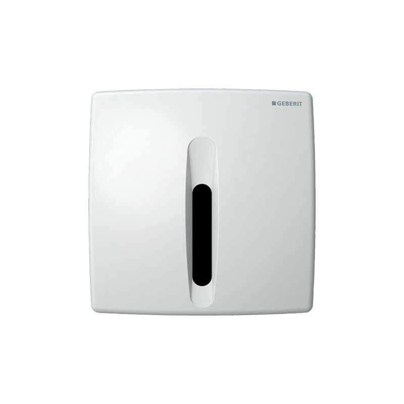 

Mando para urinario Geberit con desagüe electrónico, conexión a la red, tapa de plástico, Basic, color: blanco-alpino - 115.817.11.5