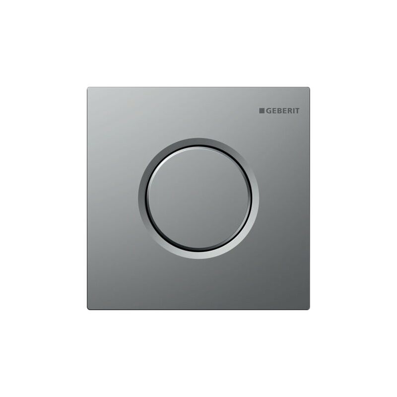 

Mando para urinario Geberit con desagüe neumático, placa actuadora tipo 01, color: cromado mate - 116.011.46.5