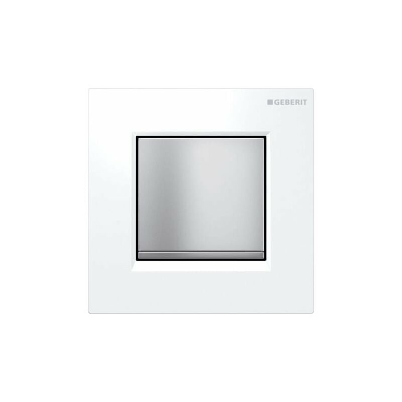 

Mando para urinario Geberit con desagüe neumático, placa de accionamiento tipo 30, color: blanco / cromado mate - 116.017.KL.1