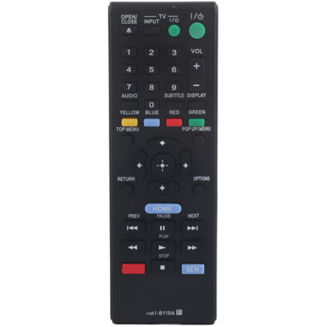 Mando RMT-B119A para Blu-ray, control elegante (1 unidad)
